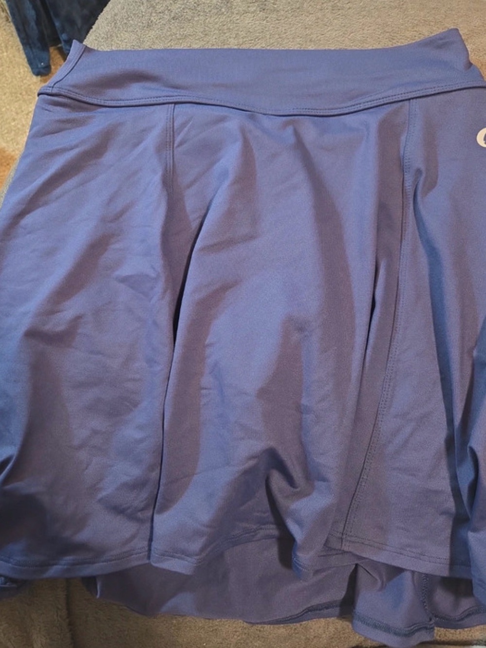 Dona Jo Women’s Athletic Skort in Navy Blue Size Large 17” Length
